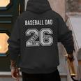BASEBALL DAD CLASS OF 2026 BASEBALL DAD 26 SWAG CLASS 26 Men's Hoodie Back Print BASEBALL DAD CLASS OF 2026 BASEBALL DAD 26 SWAG CLASS 26 Men's Hoodie Back Print