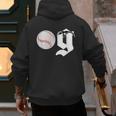 Baseball Dad Coach Old Head OG Old School Baller Men's Hoodie Back Print