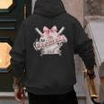 Baseball Dad With Coquette Cute Bow Sport Season Men's Hoodie Back Print Baseball Dad With Coquette Cute Bow Sport Season Men's Hoodie Back Print