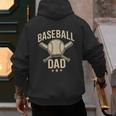 Baseball Dad Crossed Bats Cool Sports Fan Vintage Men's Hoodie Back Print Baseball Dad Crossed Bats Cool Sports Fan Vintage Men's Hoodie Back Print