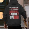 Baseball Dad Cute Love Home Run Pitcher Catcher Baseball Fan Men's Hoodie Back Print Baseball Dad Cute Love Home Run Pitcher Catcher Baseball Fan Men's Hoodie Back Print