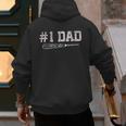 Baseball Dad Daddy Father's Day Number One Baseball Dad Men's Hoodie Back Print Baseball Dad Daddy Father's Day Number One Baseball Dad Men's Hoodie Back Print