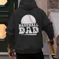 Baseball Dad Father Sport Fan Men's Hoodie Back Print Baseball Dad Father Sport Fan Men's Hoodie Back Print