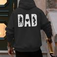Baseball Dad Father's Day Birthday Baseball Graphic Men's Hoodie Back Print
