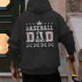 Baseball Dad Father's Day Baseball Father Retro Vintage Men's Hoodie Back Print Baseball Dad Father's Day Baseball Father Retro Vintage Men's Hoodie Back Print