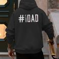 Baseball Dad Father's Day Baseball Player Fan Daddy Papa Men's Hoodie Back Print Baseball Dad Father's Day Baseball Player Fan Daddy Papa Men's Hoodie Back Print