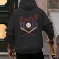 Baseball Dad Father's Day Vintage Retro Sarcastic Dad Men's Hoodie Back Print Baseball Dad Father's Day Vintage Retro Sarcastic Dad Men's Hoodie Back Print