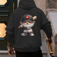 Baseball Dad Gnome With Baseball Bat For Grandpa Life Men's Hoodie Back Print Baseball Dad Gnome With Baseball Bat For Grandpa Life Men's Hoodie Back Print