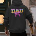 Baseball Dad Ice Cream Drip Game Day Family Matching Men's Hoodie Back Print