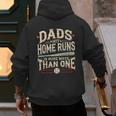 Baseball Dad Men Dads Hit Home Runs In More Ways Than One Men's Hoodie Back Print Baseball Dad Men Dads Hit Home Runs In More Ways Than One Men's Hoodie Back Print