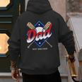 Baseball Dad Baseball Men's Hoodie Back Print Baseball Dad Baseball Men's Hoodie Back Print