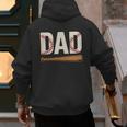 Baseball Dad Novelty Sports Love Fathers Day Men's Hoodie Back Print