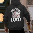 Baseball Dad Baseball Player Men Men's Hoodie Back Print