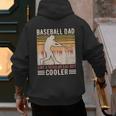 Baseball Dad Like Regular But Cooler Coach Player Fans Men's Hoodie Back Print