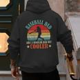 Baseball Dad Like A Regular Dad But Cooler Father's Day Men's Hoodie Back Print Baseball Dad Like A Regular Dad But Cooler Father's Day Men's Hoodie Back Print