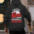 Baseball Dad Shirt Proud Dad Of A Baseball 2025 Senior Men's Hoodie Back Print