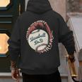 Baseball Dad Softball Glove And Ball Men's Hoodie Back Print Baseball Dad Softball Glove And Ball Men's Hoodie Back Print