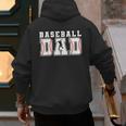 Baseball Dad Sport Happy Fathers Day Boys Kids Men's Hoodie Back Print Baseball Dad Sport Happy Fathers Day Boys Kids Men's Hoodie Back Print