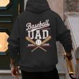 Baseball Dad Sports Lover Father's Day Father In Law Men's Hoodie Back Print Baseball Dad Sports Lover Father's Day Father In Law Men's Hoodie Back Print