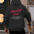 Baseball Dad Travel Ball Little League Husband Wedding Men's Hoodie Back Print