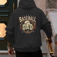 Baseball Dad Vintage Men's Hoodie Back Print Baseball Dad Vintage Men's Hoodie Back Print