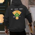 Baseball Father's Day Joke Vintage Baseball Dad Men's Hoodie Back Print Baseball Father's Day Joke Vintage Baseball Dad Men's Hoodie Back Print