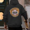 Baseball Glove Father's Day Baseball Dad Men's Hoodie Back Print