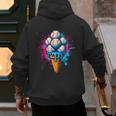 Baseball Ice Cream Drip Baseball Dad Sports Fan Youth Boys Men's Hoodie Back Print Baseball Ice Cream Drip Baseball Dad Sports Fan Youth Boys Men's Hoodie Back Print