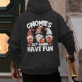 Basketball Gnomies Have Fun For Baseball Dad And Coach Men's Hoodie Back Print