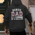 Bonus Dad Shirt Baseball Dad Fathers Day Men's Hoodie Back Print Bonus Dad Shirt Baseball Dad Fathers Day Men's Hoodie Back Print