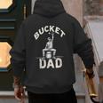 Bucket Dad Baseball Daddy Men's Hoodie Back Print Bucket Dad Baseball Daddy Men's Hoodie Back Print