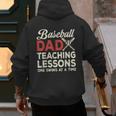 Dad Baseball Dad Teaching Lessons One Swing At A Time Men's Hoodie Back Print Dad Baseball Dad Teaching Lessons One Swing At A Time Men's Hoodie Back Print