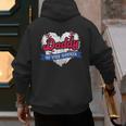 Daddy Of The Rookie Baseball Dad Retro Love Heart Birthday Men's Hoodie Back Print Daddy Of The Rookie Baseball Dad Retro Love Heart Birthday Men's Hoodie Back Print