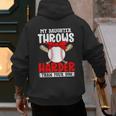 My Daughter Throws Harder Than Your Son Baseball Dads Men's Hoodie Back Print My Daughter Throws Harder Than Your Son Baseball Dads Men's Hoodie Back Print
