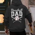 Fathers Cute Vintage Baseball Dad Sport Lovers Batter Player Men's Hoodie Back Print Fathers Cute Vintage Baseball Dad Sport Lovers Batter Player Men's Hoodie Back Print
