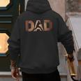 Fathers Day Baseball Player Baseball Dad Men's Hoodie Back Print