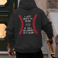 Need To Drink And Tell An Umpire He's Blind Baseball Dad Men's Hoodie Back Print