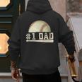 Number One Baseball Dad Fathers Day Baseball Player Dad Papa Men's Hoodie Back Print Number One Baseball Dad Fathers Day Baseball Player Dad Papa Men's Hoodie Back Print