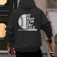 Proud Baseball Dad Fan My Heart Is On That Baseball Field Men's Hoodie Back Print Proud Baseball Dad Fan My Heart Is On That Baseball Field Men's Hoodie Back Print