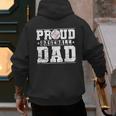 Proud Baseball Dad Sports Father Baseball Fan Men's Hoodie Back Print Proud Baseball Dad Sports Father Baseball Fan Men's Hoodie Back Print