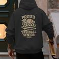 Proud Dad Of A Baseball 2025 Senior Vintage Baseball Dad Men's Hoodie Back Print Proud Dad Of A Baseball 2025 Senior Vintage Baseball Dad Men's Hoodie Back Print