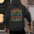 Raising Champions One Game At A Time Proud Baseball Dad Men's Hoodie Back Print Raising Champions One Game At A Time Proud Baseball Dad Men's Hoodie Back Print