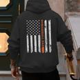 Retro Baseball Dad American Flag Father's Day 4th Of July Men's Hoodie Back Print Retro Baseball Dad American Flag Father's Day 4th Of July Men's Hoodie Back Print