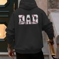 Retro Baseball Dad Daddy Father Happy Fathers Day Men Guys Men's Hoodie Back Print Retro Baseball Dad Daddy Father Happy Fathers Day Men Guys Men's Hoodie Back Print