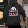 Retro Baseball Dad Father's Day Men's Hoodie Back Print Retro Baseball Dad Father's Day Men's Hoodie Back Print