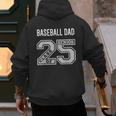 SENIOR BASEBALL DAD 2025 BASEBALL DAD SENIOR 25 3 Men's Hoodie Back Print