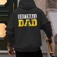 Softball Dad Like A Baseball Dad Definition Men's Hoodie Back Print Softball Dad Like A Baseball Dad Definition Men's Hoodie Back Print