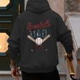 Vintage Baseball Dad Father's Day Birthday Matching Family Men's Hoodie Back Print Vintage Baseball Dad Father's Day Birthday Matching Family Men's Hoodie Back Print
