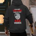 Vintage I'm Not Yelling This Is My Baseball Dad Voice Men's Hoodie Back Print Vintage I'm Not Yelling This Is My Baseball Dad Voice Men's Hoodie Back Print