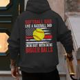 Vintage Softball Dad Like A Baseball Dad US Flag Men's Hoodie Back Print Vintage Softball Dad Like A Baseball Dad US Flag Men's Hoodie Back Print